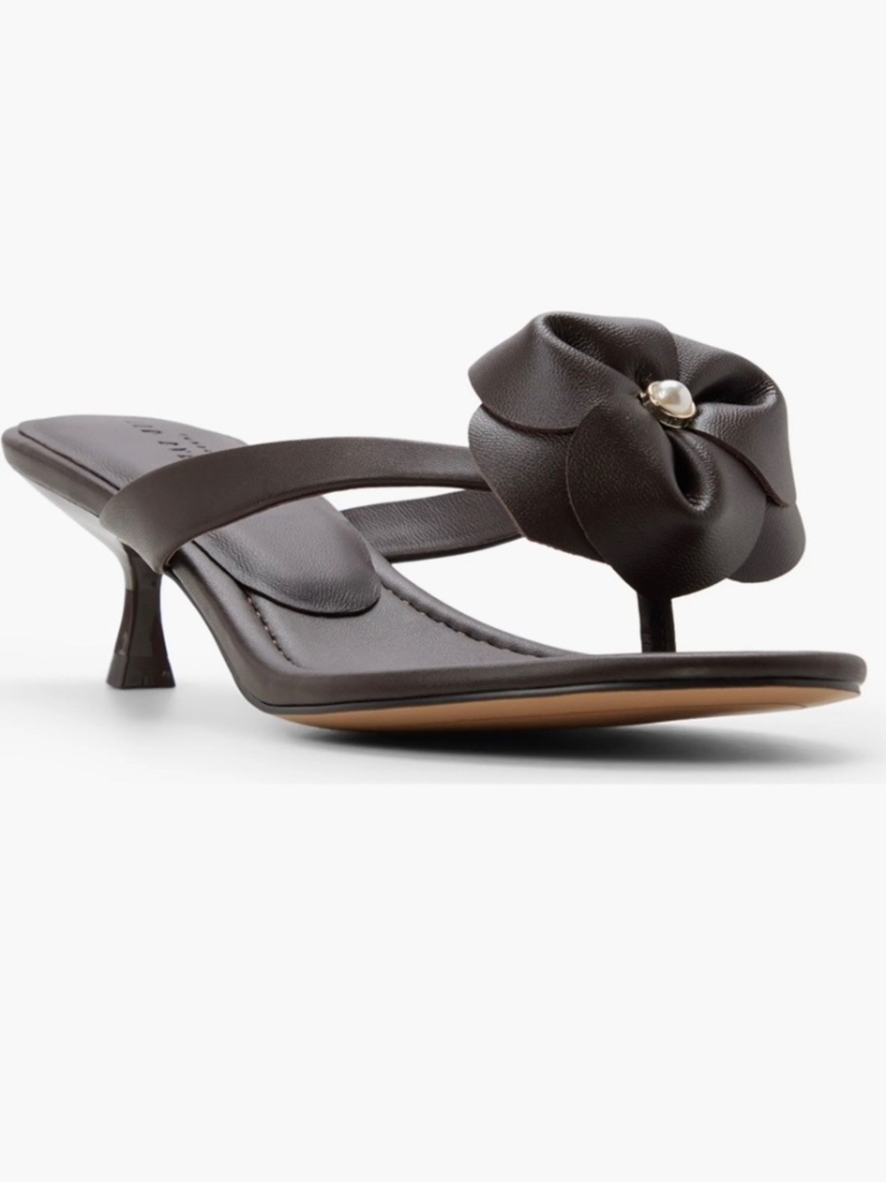 Ted Baker Coquette Girl Feminine Heeled Brown Sandal